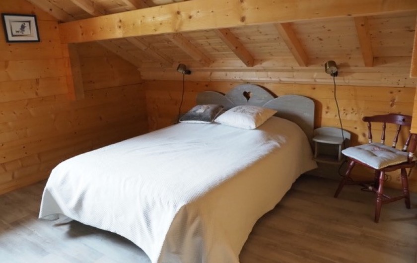 Location de vacances - Chalet à La Pesse - chambre 1 un lit double