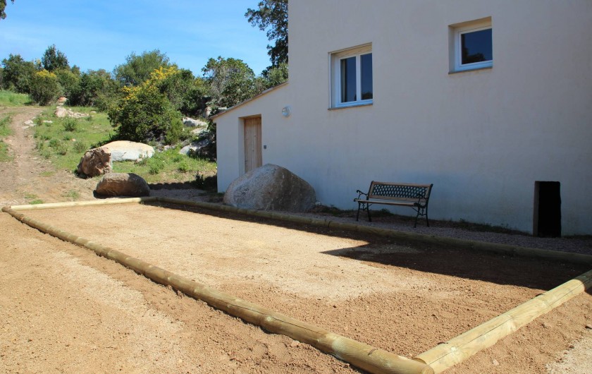 Location de vacances - Villa à Sainte-Lucie de Porto-Vecchio - TERRAIN DE PÉTANQUE