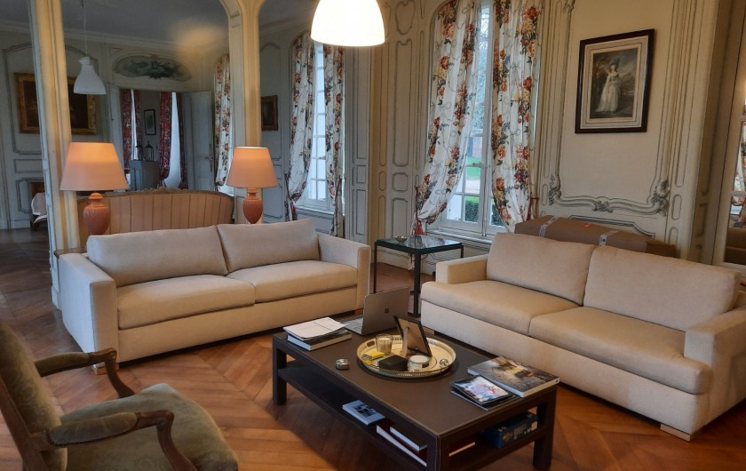 Location de vacances - Château - Manoir à Mesnil-Verclives - le salon