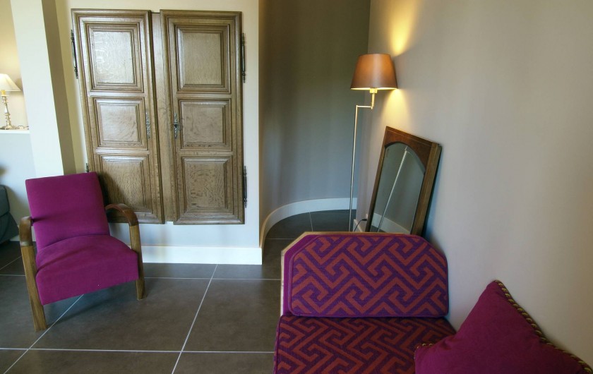 Location de vacances - Appartement à Sète - Espace salon de la chambre Saint Clair