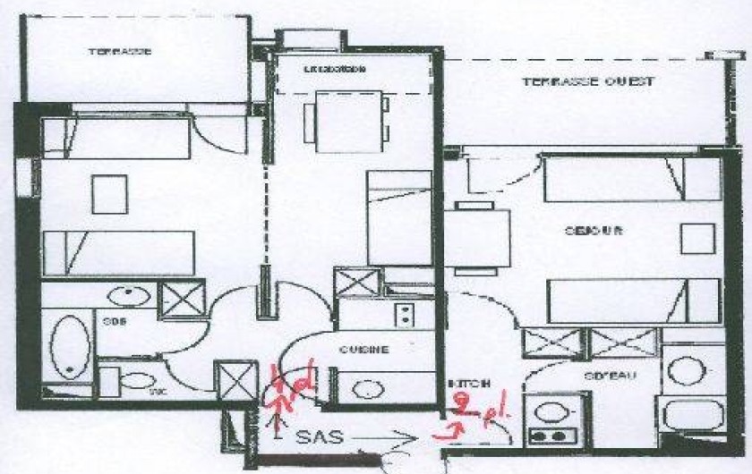 Location de vacances - Appartement à Valmorel