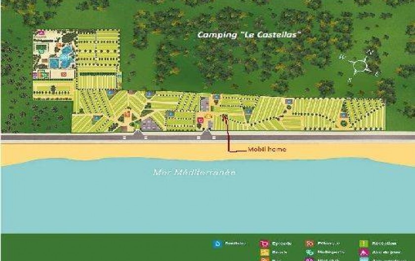 Location de vacances - Camping à Sète