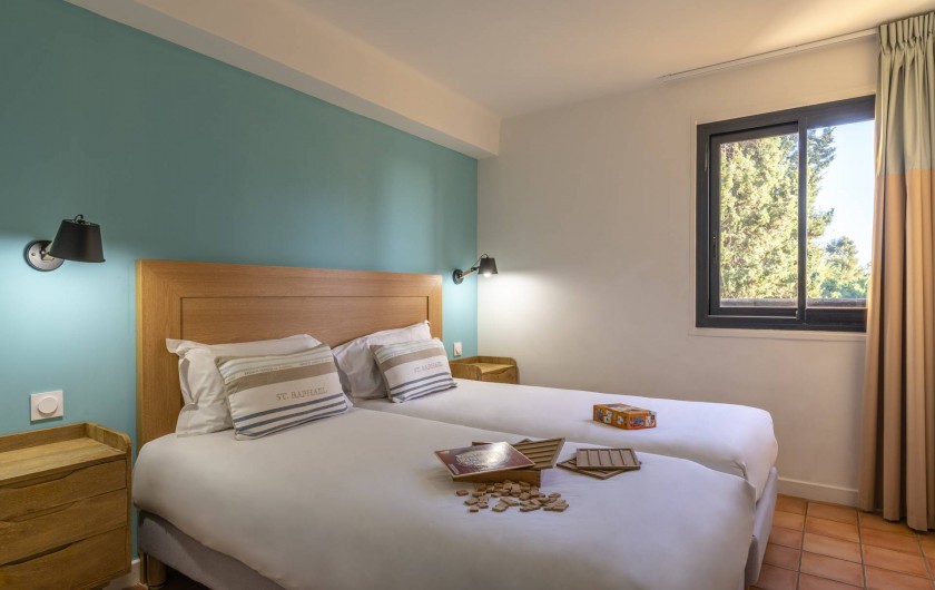 Location de vacances - Appartement à Rayol-Canadel-sur-Mer - Appartement avec un accès direct à la plage jusqu’à 6 pers