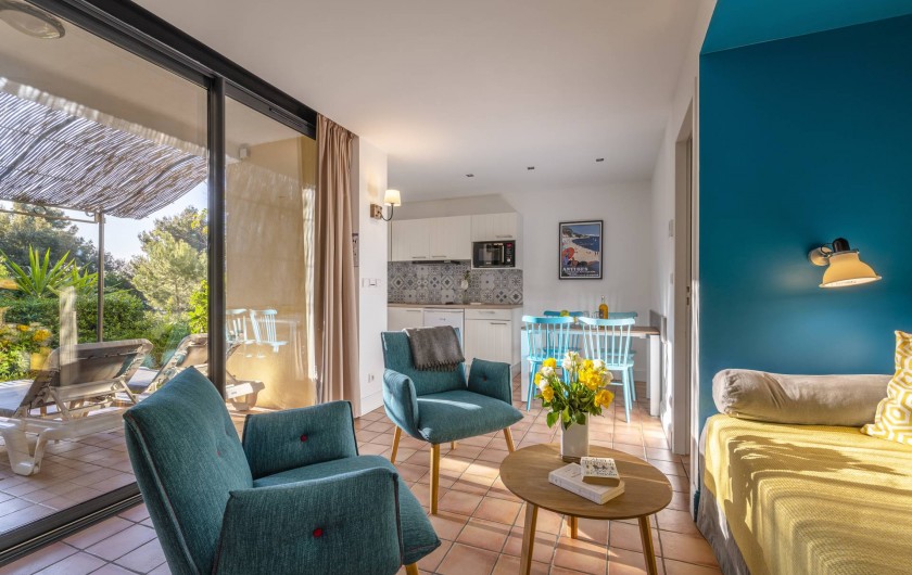 Location de vacances - Appartement à Rayol-Canadel-sur-Mer - Appartement avec un accès direct jusqu’à 4 pers