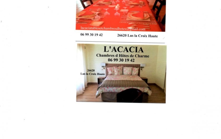 Location de vacances - Chambre d'hôtes à Lus-la-Croix-Haute - Restaurant/Chambres d Hôtes