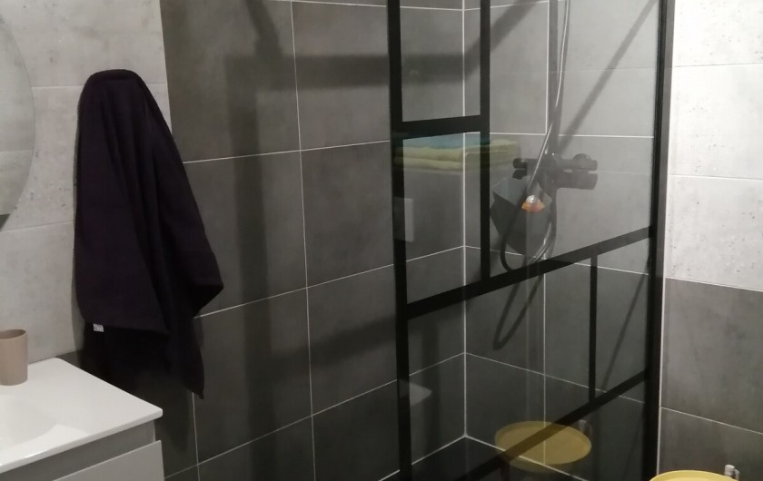 Location de vacances - Appartement à Colmar - salle de bain neuve