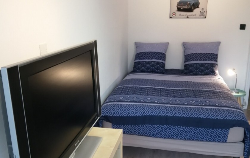 Location de vacances - Appartement à Colmar - lit double dans le séjour
