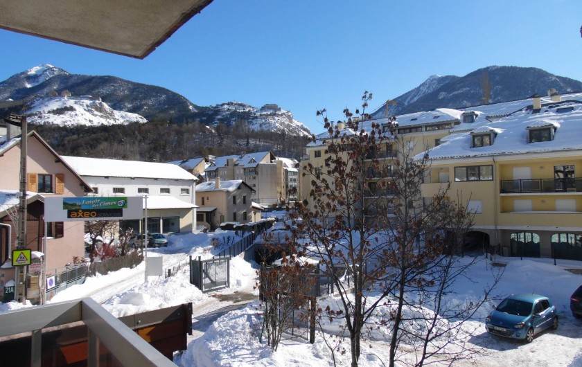 Location de vacances - Appartement à Briançon - Vue du balcon