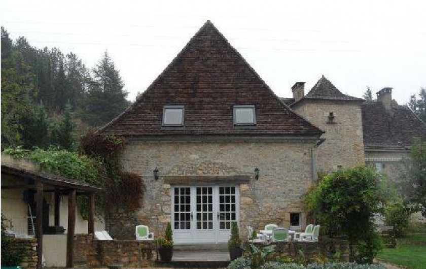 Location de vacances - Gîte à Saint-Chamassy - terrasse 