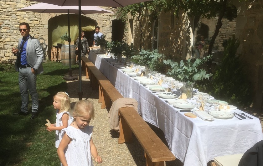 Location de vacances - Gîte à La Rouquette - Une table de fête !