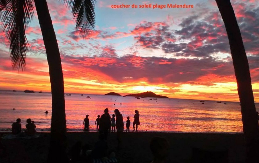 Location de vacances - Villa à Bouillante - COUCHER DE SOLEIL PLAGE 5MN A PIEDS