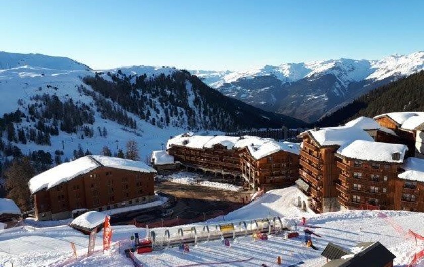 Location de vacances - Appartement à Belle Plagne - VUE DU VILLAGE BELLE PLAGNE