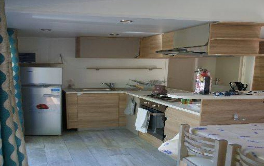 Location de vacances - Bungalow - Mobilhome à Fréjus -  cuisine