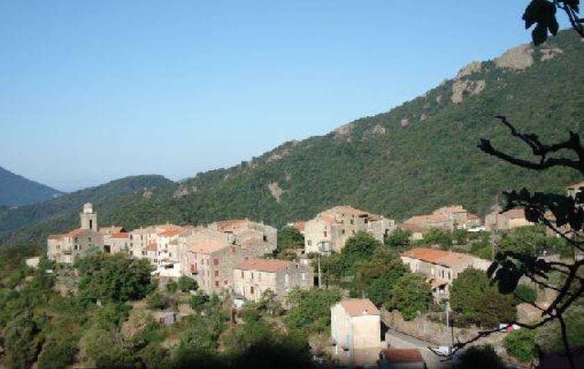 Location de vacances - Appartement à Soccia - vue générale du centre de SOCCIA