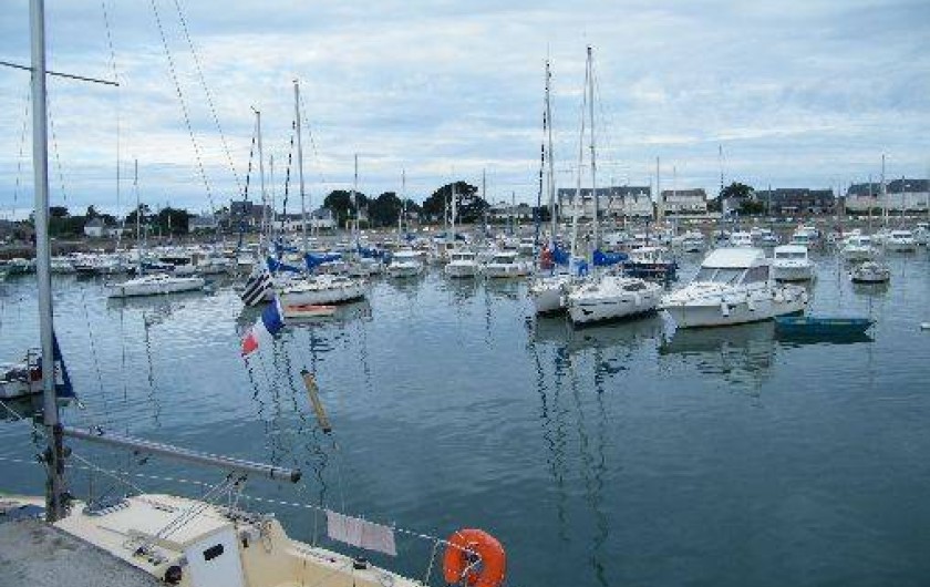 Location de vacances - Villa à Sarzeau - Port de Saint-Jacques vu du phare au bout de la jetée