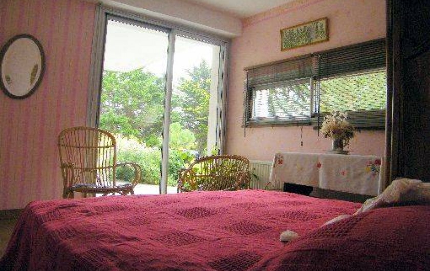 Location de vacances - Villa à Sarzeau - Chambre, rez-de-chaussée