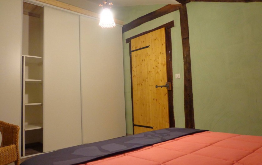 Location de vacances - Villa à Berdoues - Chambre verte, étage