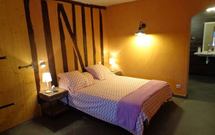 Location de vacances - Villa à Berdoues - Chambre RDC, avec salle de bain