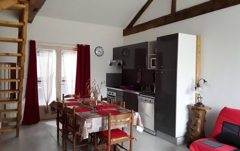 Location de vacances - Gîte à Sorges et Ligueux en Périgord - salon cuisine