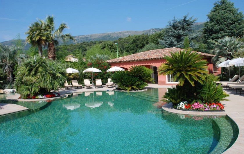 Location de vacances - Villa à Carros - Magnifique piscine-lagon