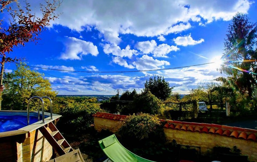 Location de vacances - Chambre d'hôtes à Beaumont - Vue de la piscine
