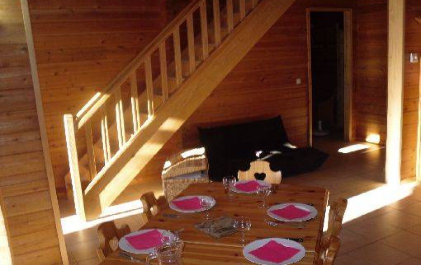 Location de vacances - Chalet à Hauteluce - entrée début salle de séjour