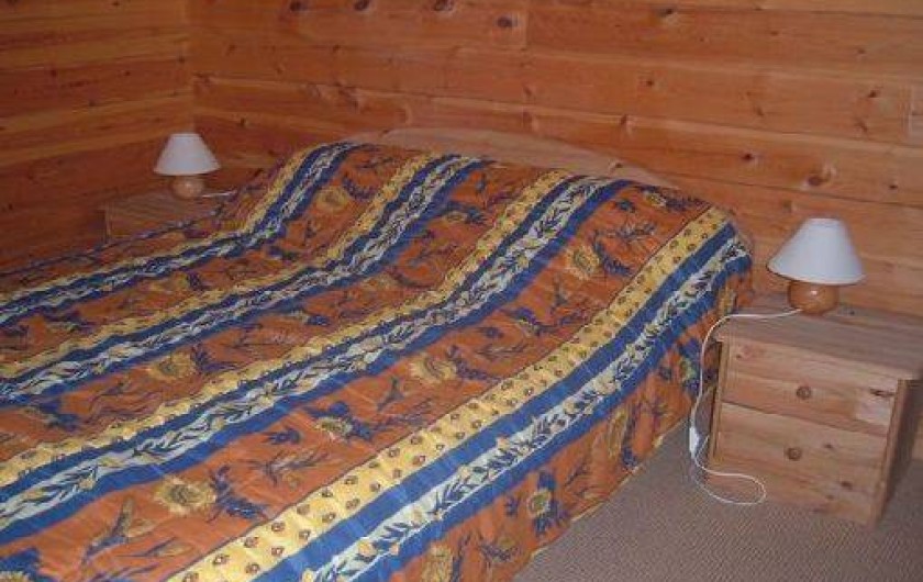 Location de vacances - Chalet à Hauteluce - chambre lit double