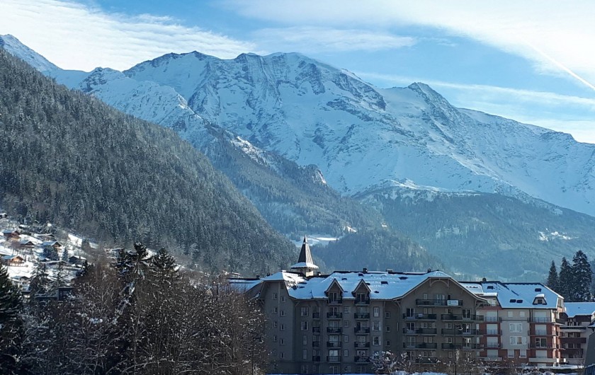 Location de vacances - Appartement à Saint-Gervais-les-Bains - Vue depuis l'appartement