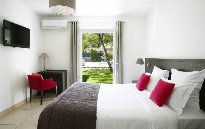 Location de vacances - Villa à Calvi - Chambre double ou twin selon vos besoins.