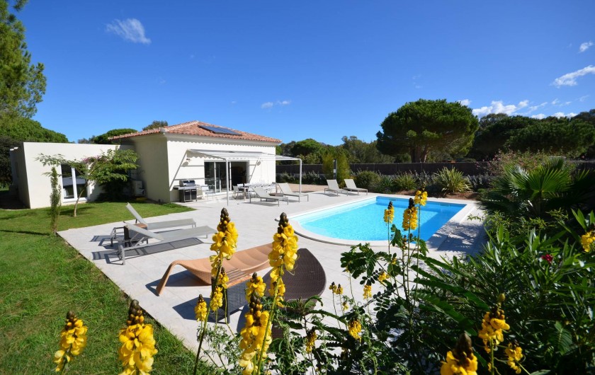Location de vacances - Villa à Calvi - Chaque villa dispose de sa propre piscine etd'un grand jardin méditerranéen