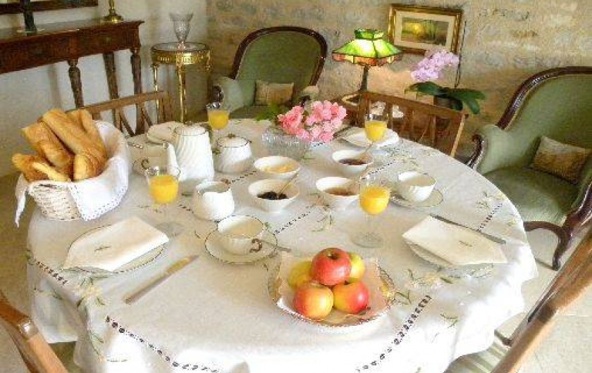 Location de vacances - Maison - Villa à Buffon - Petit déjeuner
