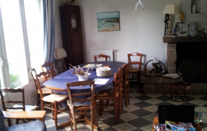 Location de vacances - Villa à Sarzeau - salle à manger 1°niveau