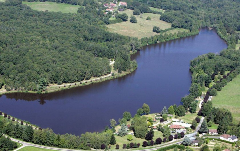 Location de vacances - Chalet à Miallet - Vue du ciel
