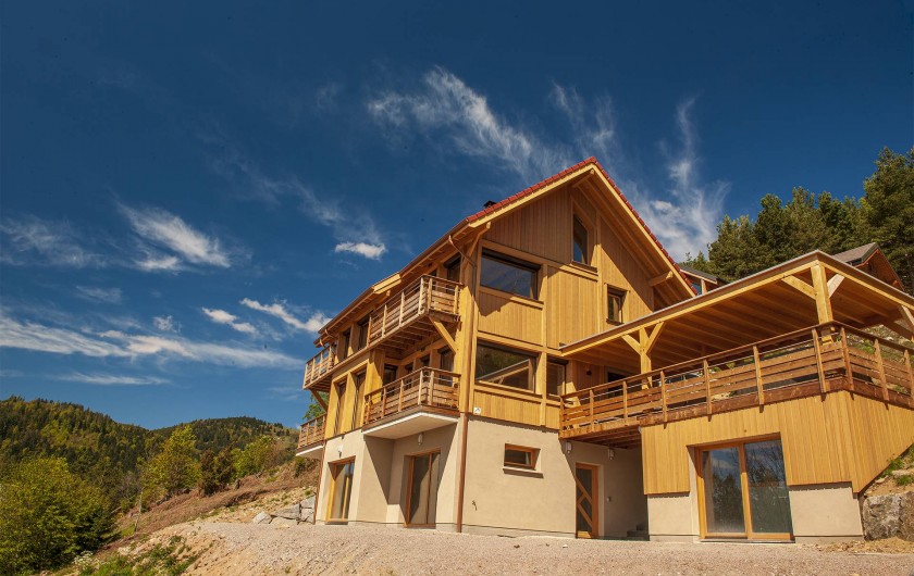 Location de vacances - Chalet à Muhlbach-sur-Munster - INUÏ Grand Chalet-Spa de luxe 5 étoiles, Neuf