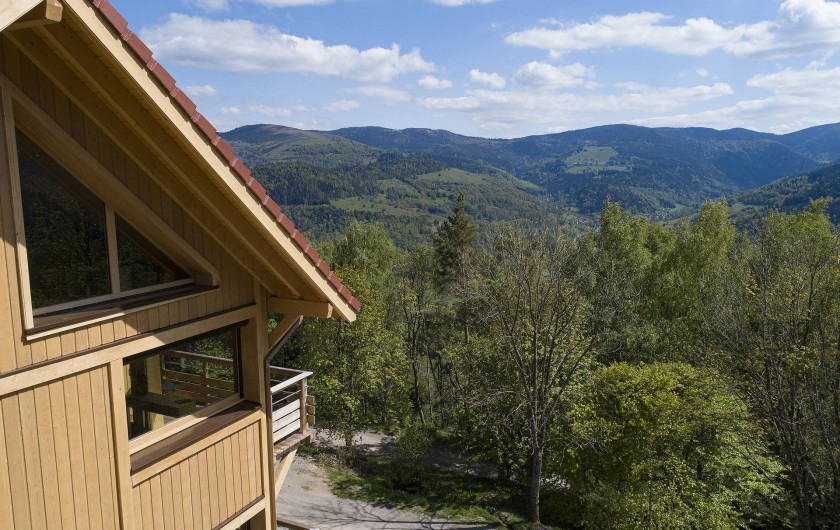 Location de vacances - Chalet à Muhlbach-sur-Munster - Vu panoramique sur le Massif Vosgien