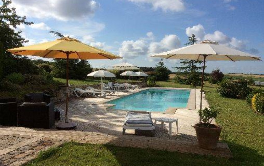 Location de vacances - Gîte à Nieul-sur-l'Autise - Piscine des Ecuries du Château