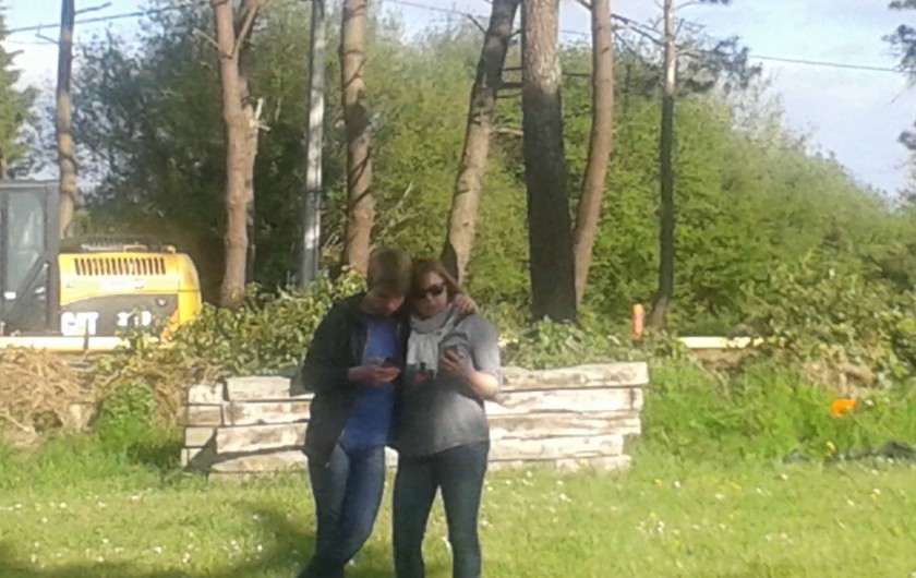 Location de vacances - Gîte à Erdeven - vue sur les champs