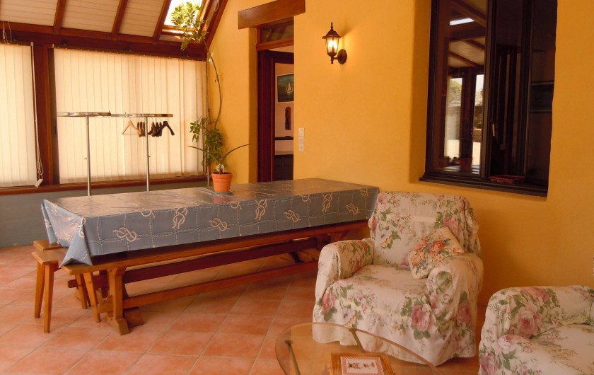 Location de vacances - Gîte à Trédrez-Locquémeau - Séjour dans la véranda