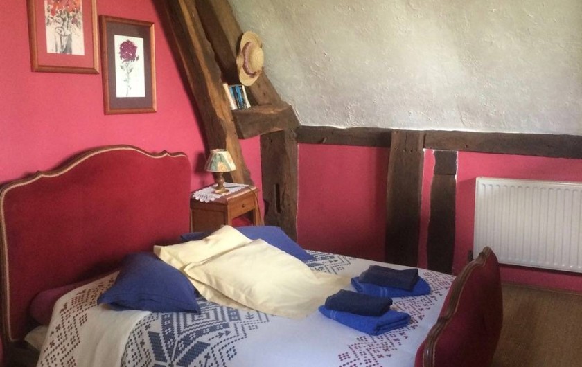 Location de vacances - Chambre d'hôtes à Heurtevent - Lit double
