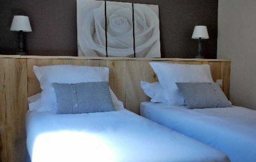 Location de vacances - Gîte à Sarlat-la-Canéda - chambre 2 lits ou 1 grand lit