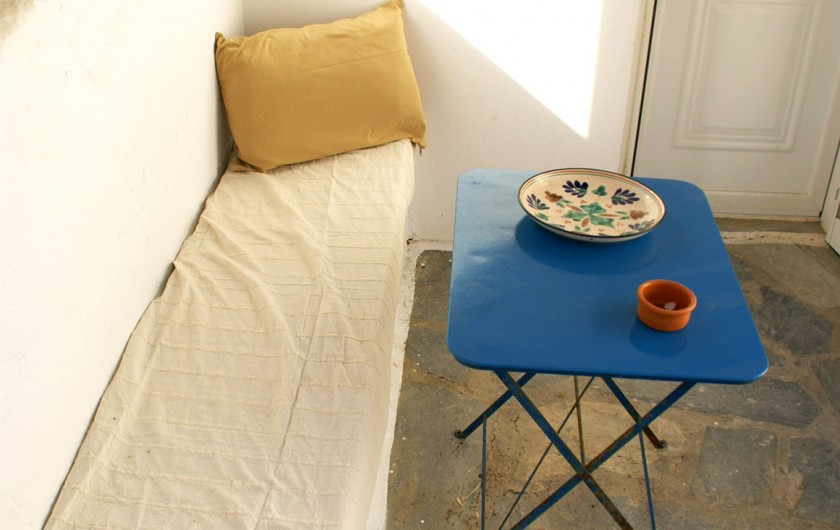 Location de vacances - Appartement à Livadi - Second terrace - House entrance