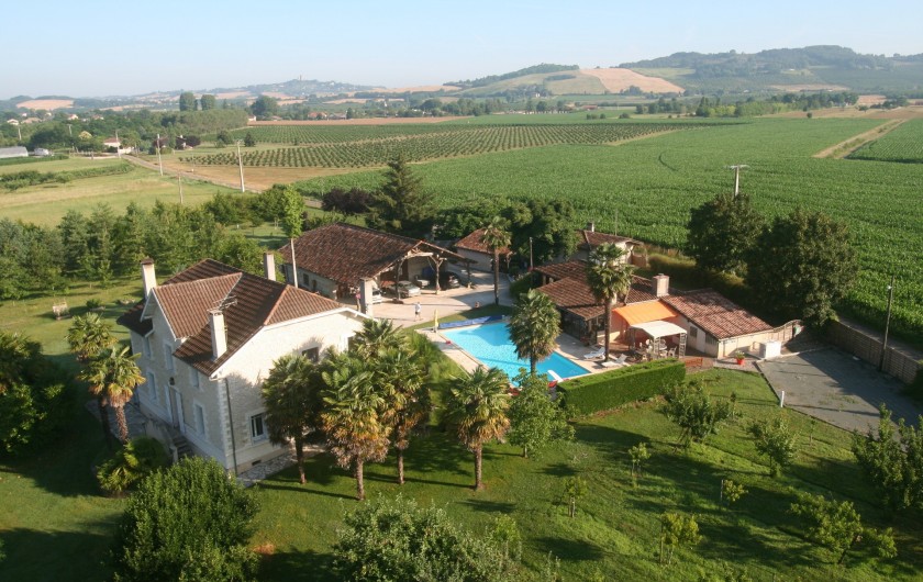 Location de vacances - Villa à Saint-Étienne-de-Fougères - Vue aérienne de Borne
