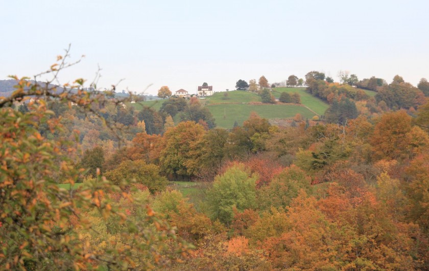 Location de vacances - Appartement à Cransac - Vue en automne