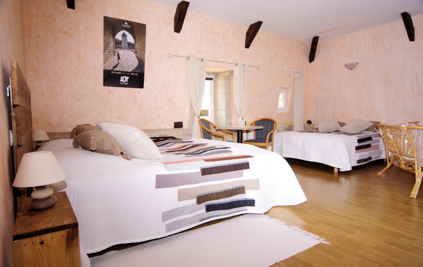Location de vacances - Chambre d'hôtes à La Madeleine - Chambre Cahors