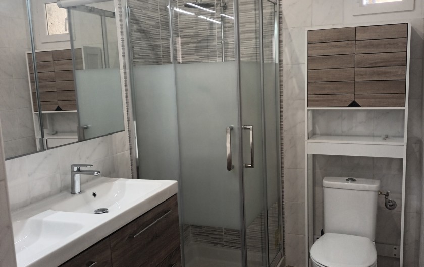 Location de vacances - Appartement à Morsiglia - SALLE DE BAIN & WC