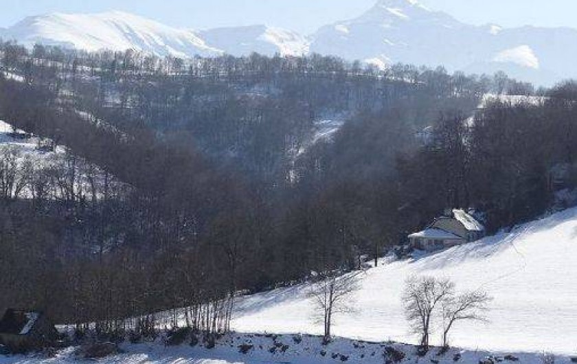 Location de vacances - Maison - Villa à Astugue - Le pic du Montaigu sous la neige