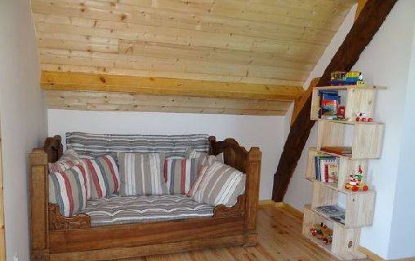 Location de vacances - Maison - Villa à Astugue - Canapé dans la mezzanine