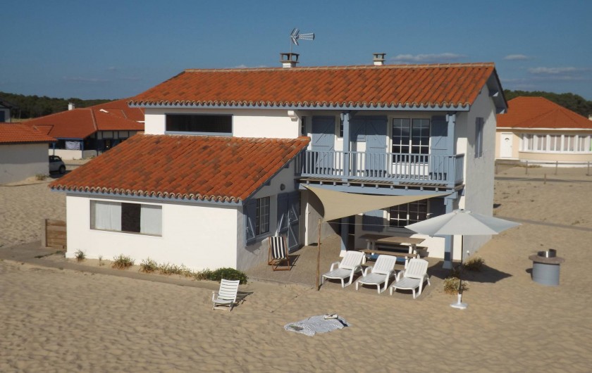 Villa sur la dune dans lotissement privé (sans clôture)