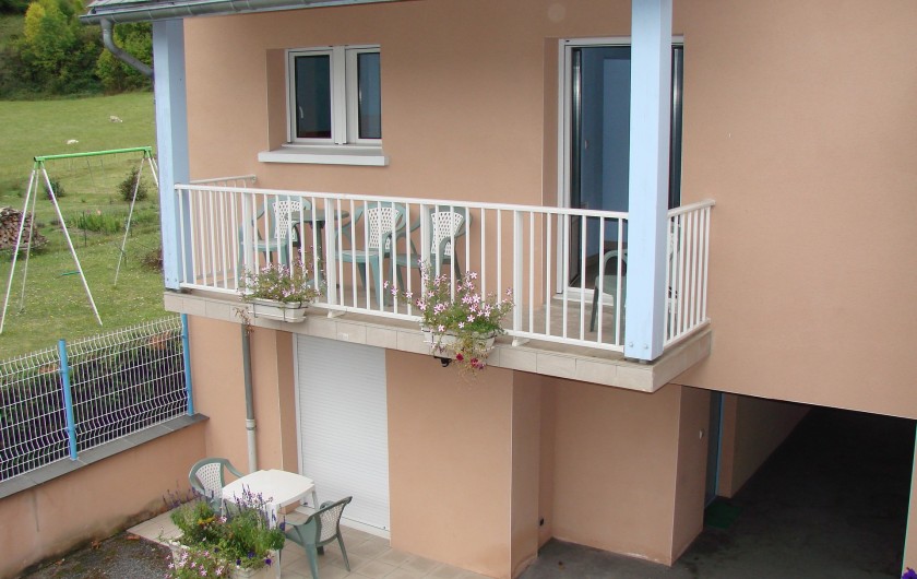 Location de vacances - Appartement à Guchen - Balcon d'un appartement