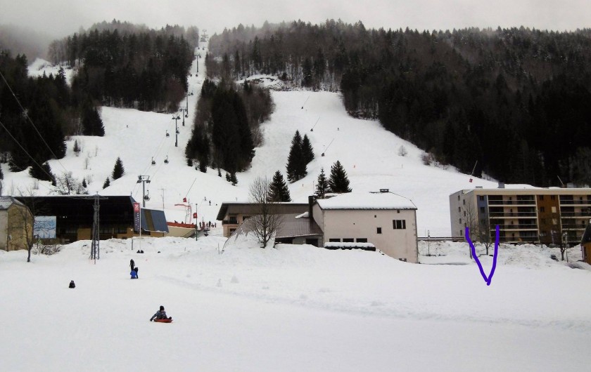Location de vacances - Appartement à Lélex - L'appartement, pas loin de la télécabine